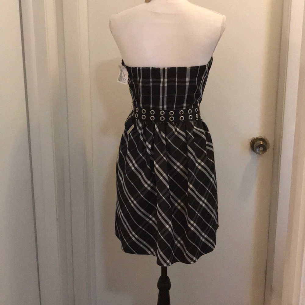 Black & Gray Strapless dress by My Michelle size 7‎ - Picture 2 of 8